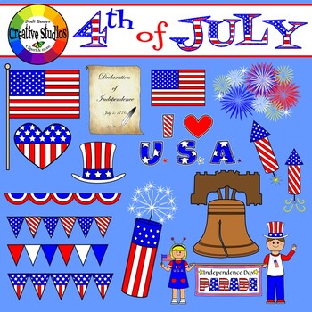 4th of July Clipart (Creative Studios Clipart).