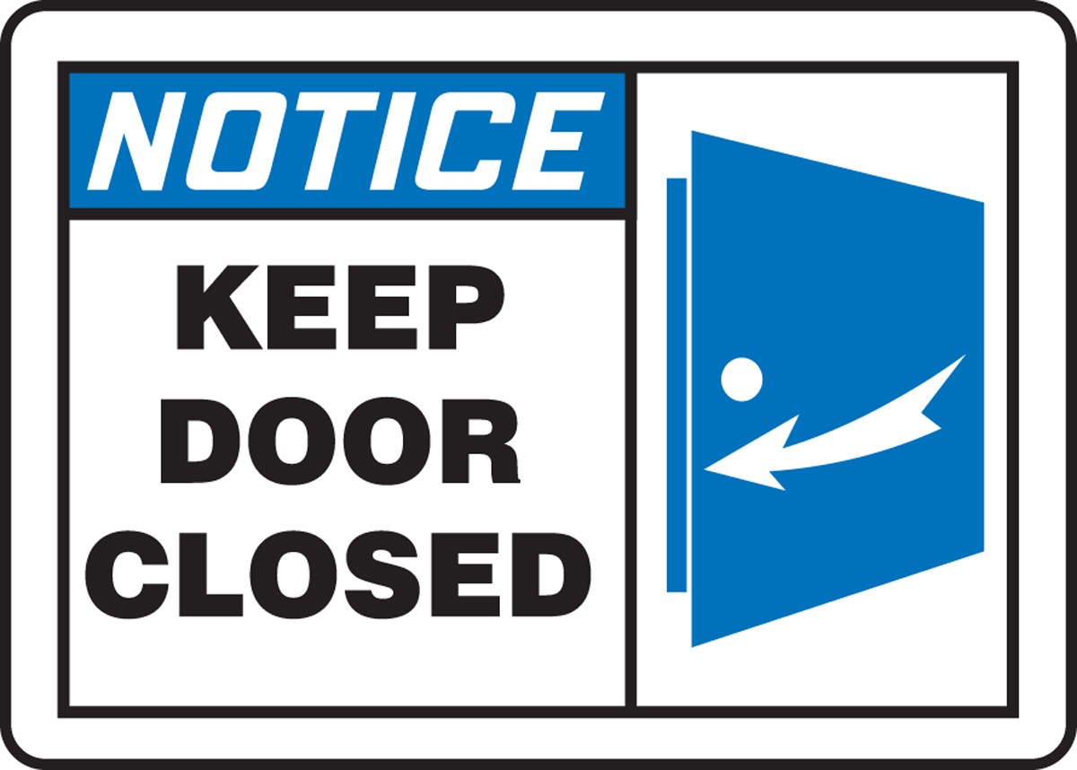 Shut door clipart.