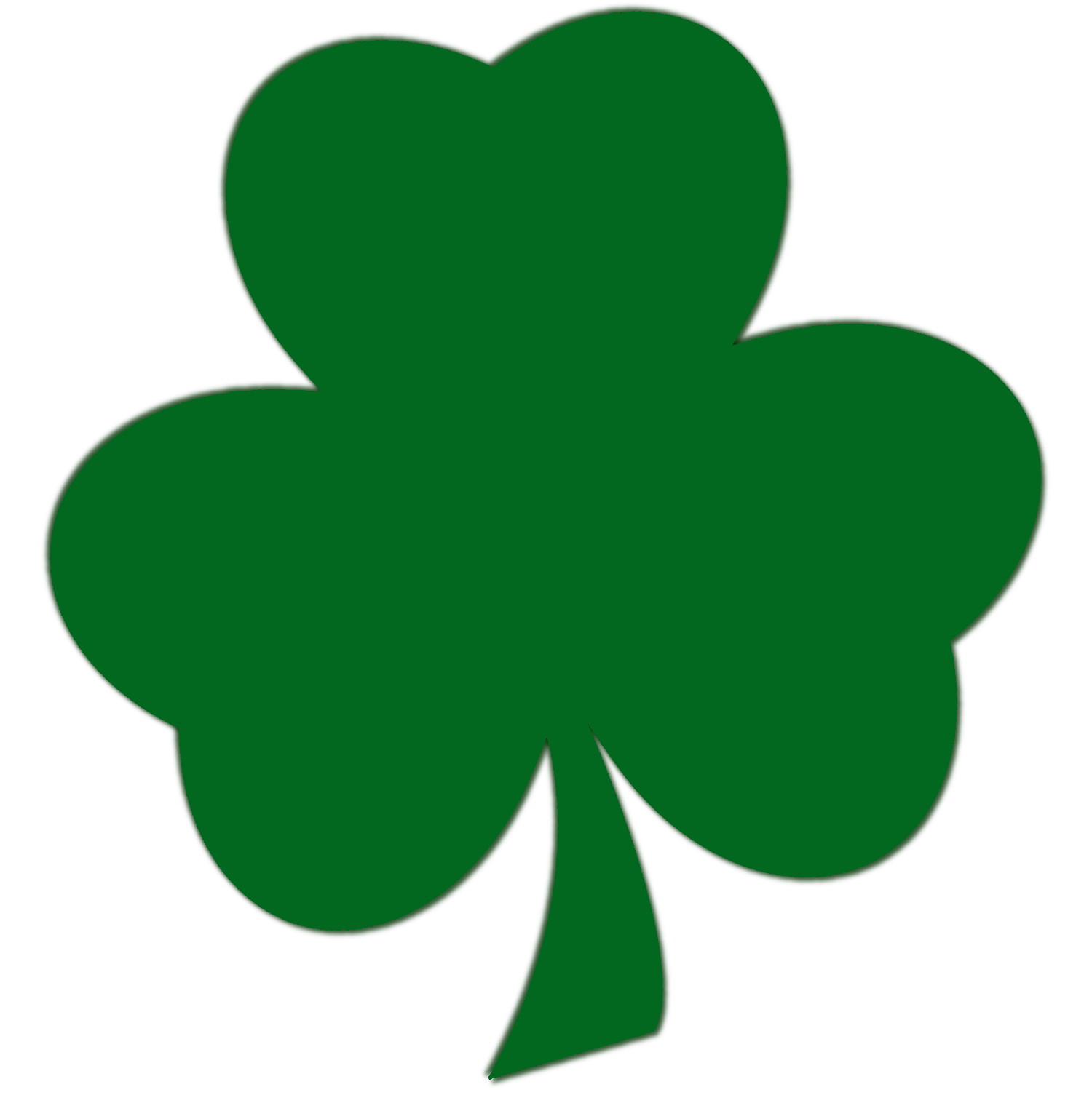 St patricks day clovers clipart.