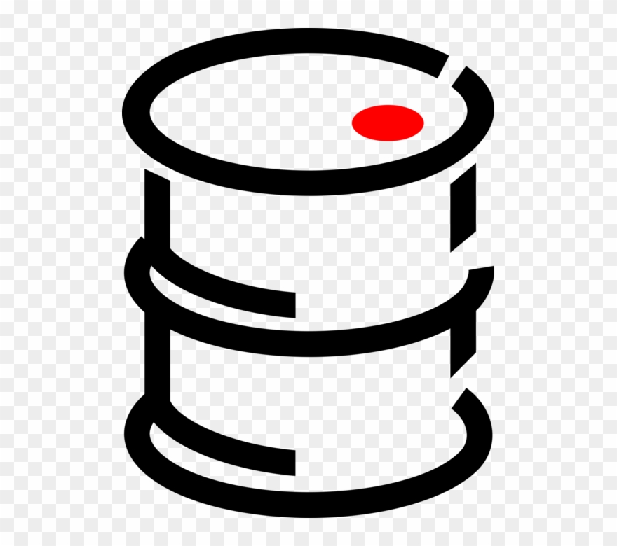 Vector Illustration Of Crude Petroleum Oil Barrel Or Clipart.