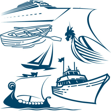 Cruise ship silhouette vector free vector download (6,219.