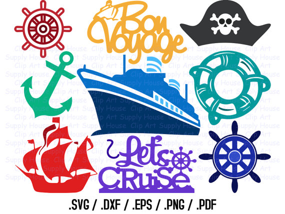 Cruise Ship Svg Files, Cruise Clipart, Cruise Boat Svg, Use.