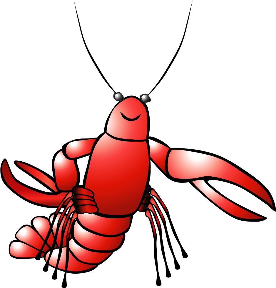 Banner Black And White Download Crawfish Clipart Transparent.