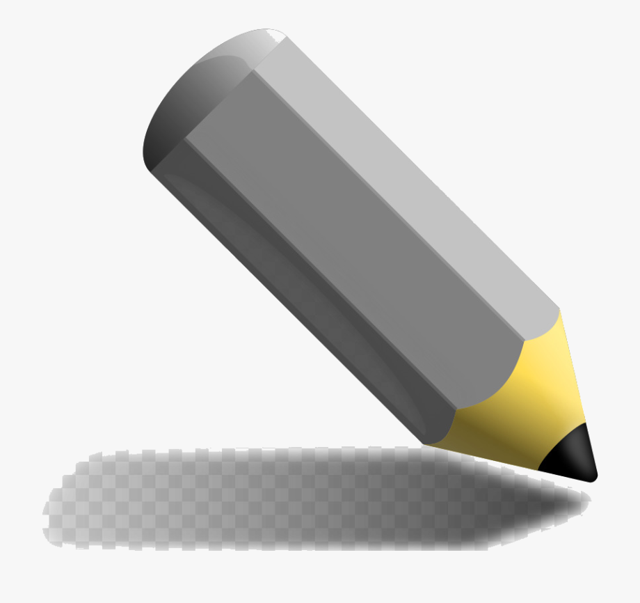 Gray Crayon Pencil Colored Angle Technology Transparent.