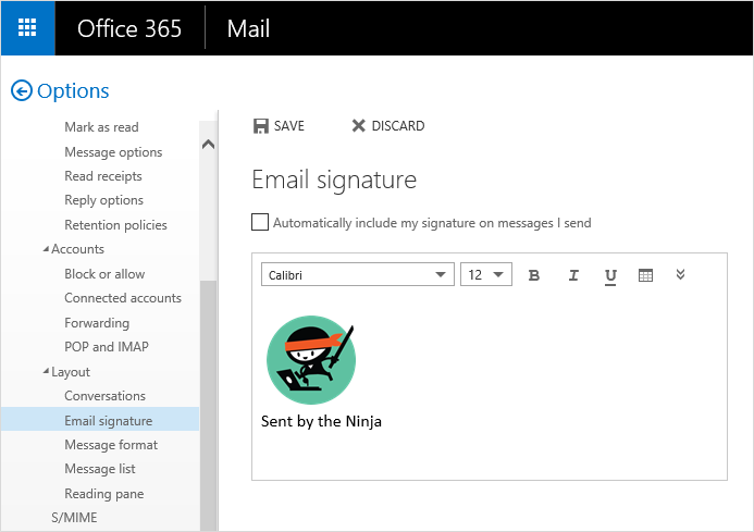 How to Add an Image to Your Email Signature in the Outlook.