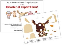 Clipart Farm! Creating vector graphics (KS2/KS3 Digital Literacy).