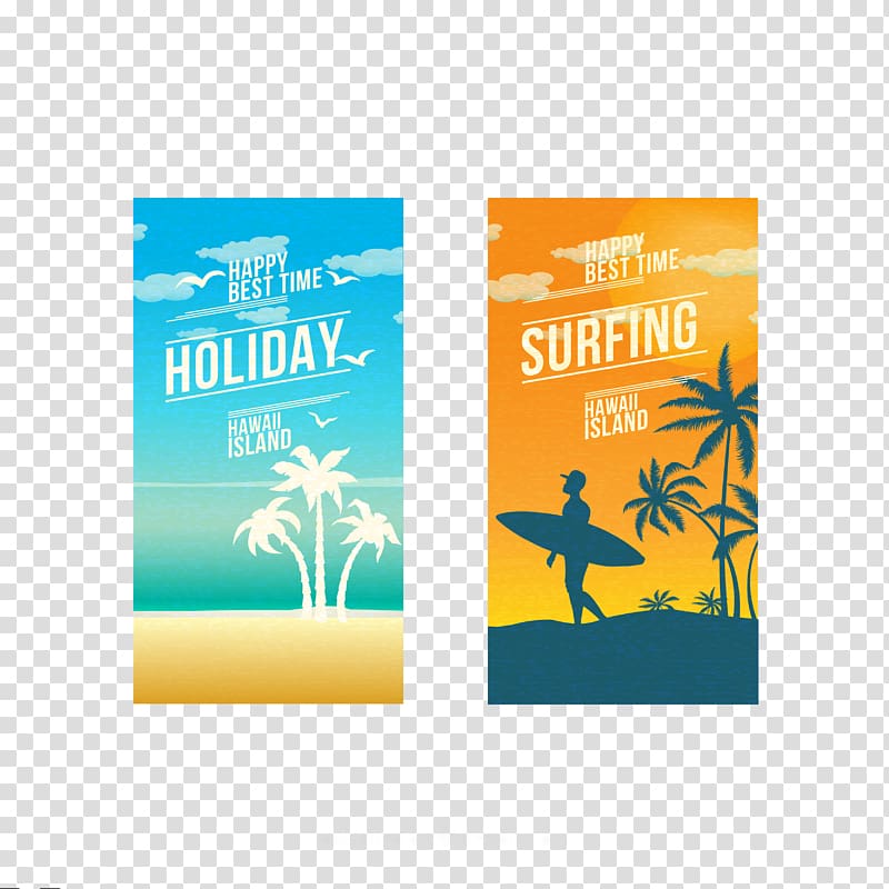 Vacation, 2 Creative summer vacation transparent background.