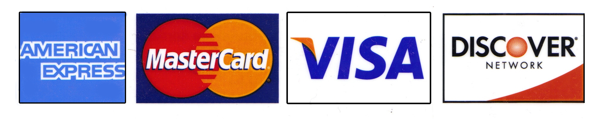 Credit card blanks with Logos.