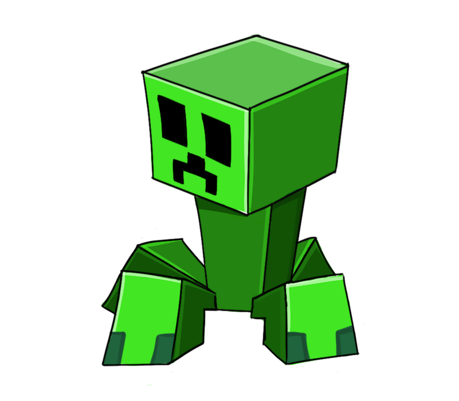 Creeper Transparent Background.