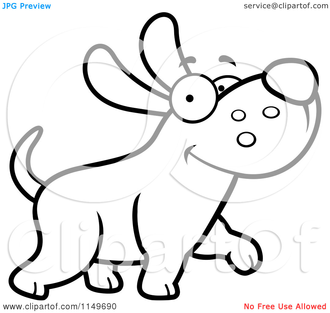 Cute Dog Clipart Black And White (98+ images in Collection) Page 3.