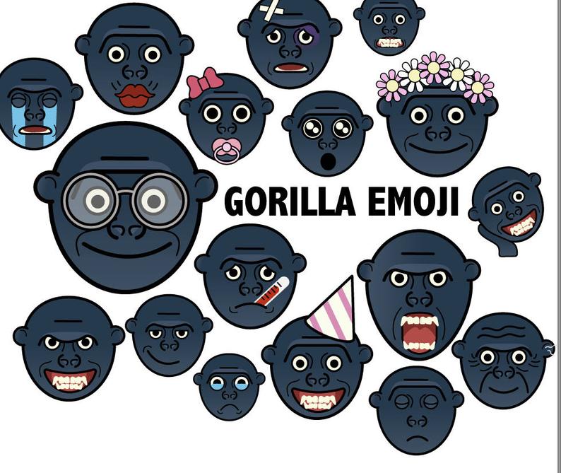 GORILLA EMOJI.