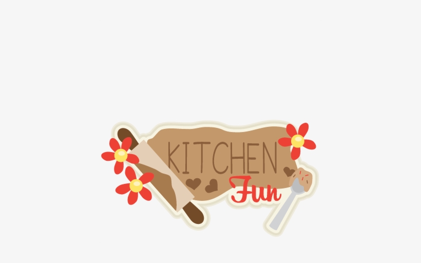 Kitchen Fun Title Svg Scrapbook Cut File Cute Clipart.