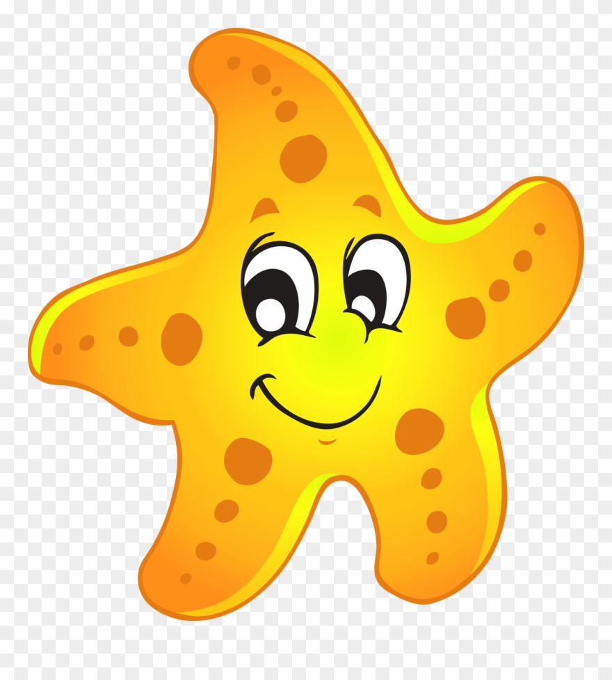 Starfish Cute Of A Sea Star Clipart.