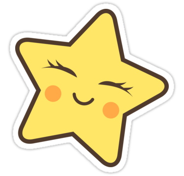 Kawaii star\' Sticker by MheaDesign in 2019.