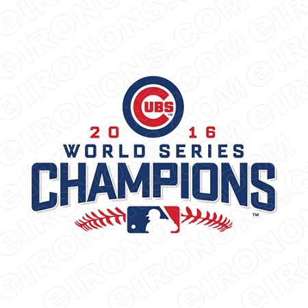 CHICAGO CUBS WORLD SERIES CHAMPIONS 2016 LOGO SPORTS MLB.