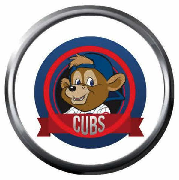 Wrigley Field Bear MLB Baseball Chicago Cubs Logo 18MM.