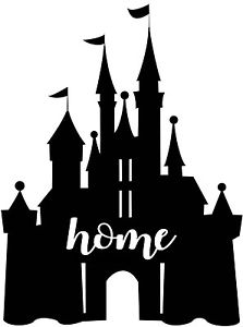 Custom Vinyl Decal Run Disney Castle Home Mickey Walt Cinderella.