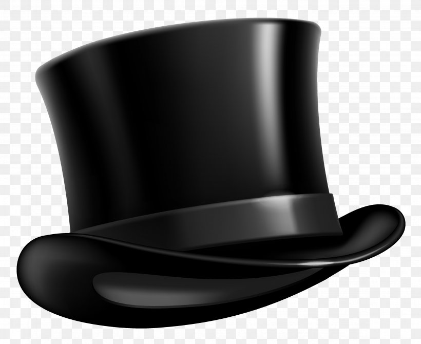 Top Hat Cap Clip Art, PNG, 4702x3842px, Top Hat, Black And.