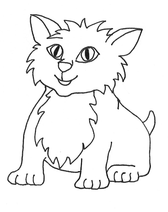 Small Cute Cat Clipart.