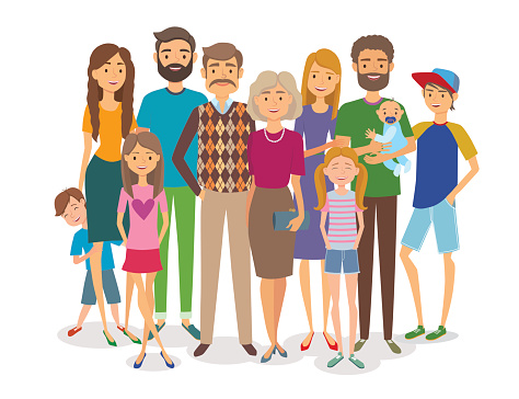 Big Family Clipart Images.