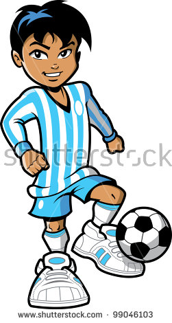 Football Cartoon Stock Images, Royalty.