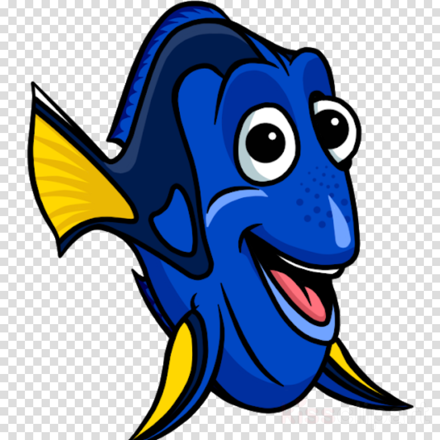 cartoon blue fish clip art cobalt blue clipart.