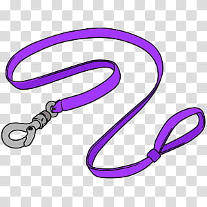 Violet Leash transparent background PNG clipart.