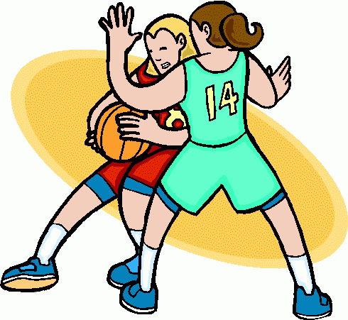 Free Cartoon Girl Playing Basketball, Download Free Clip Art.