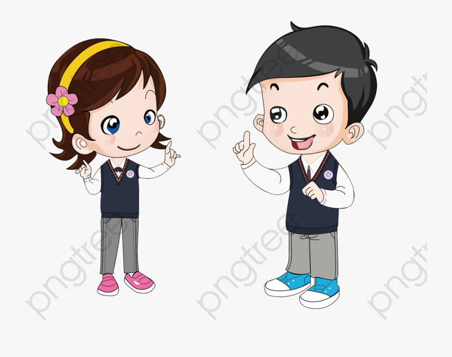 Talking Kids, Kids Clipart, Lovely, Student Png Transparent.