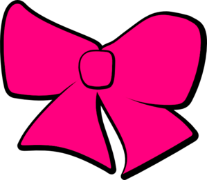 Hair Bow clip art.