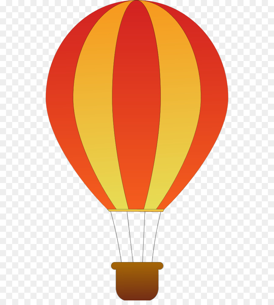 Hot Air Balloon Silhouette png download.