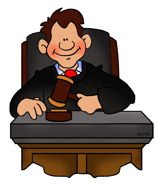 1514 Judge free clipart.