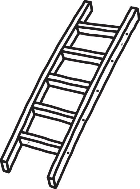 1912 Ladder free clipart.