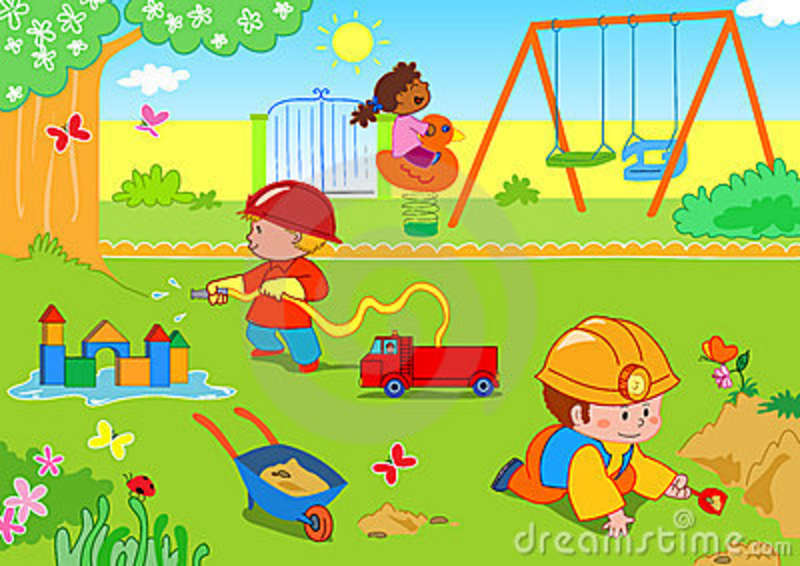 Children playing in the park clipart 4 » Clipart Station.