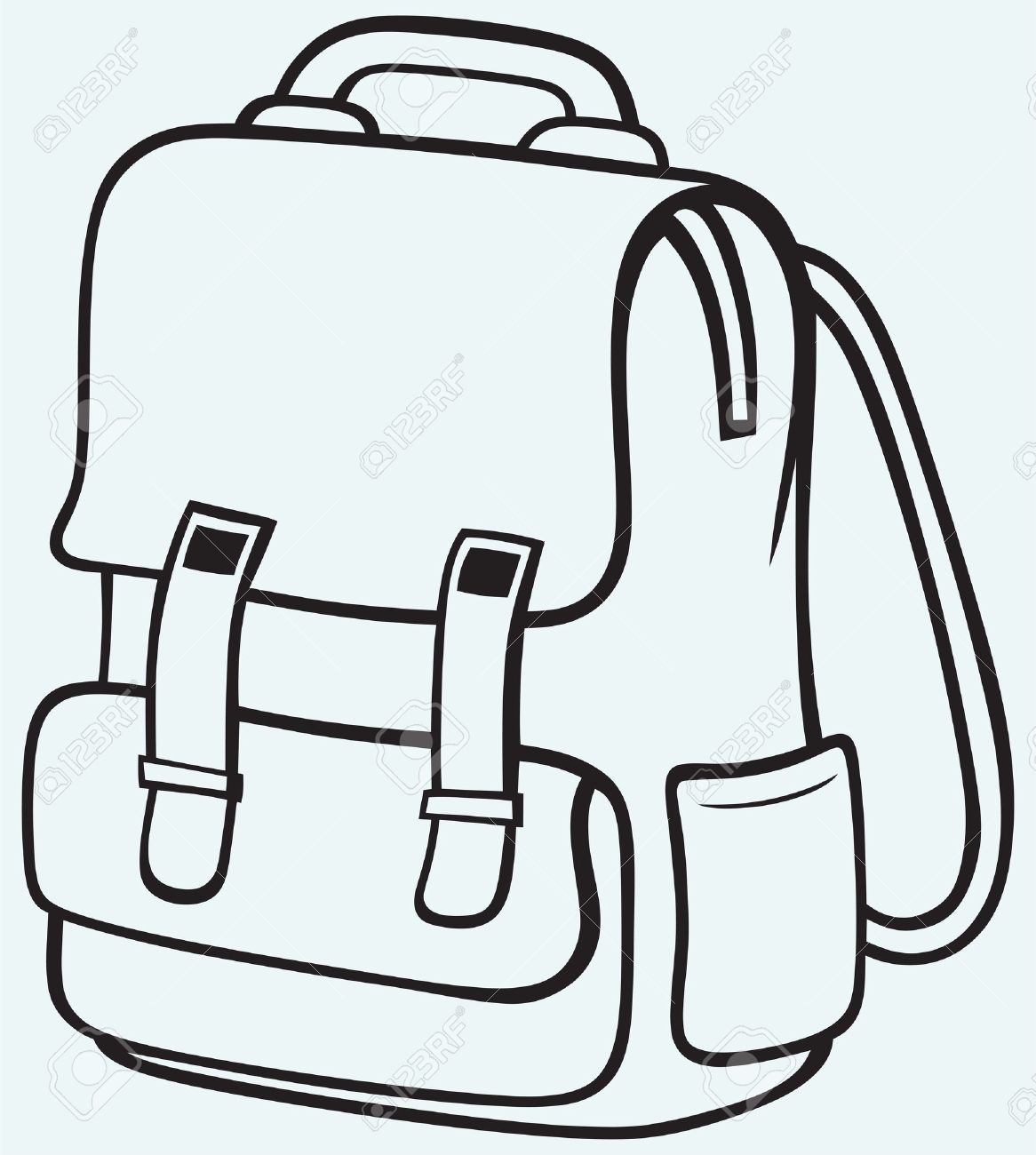 A School Bag Clipart.