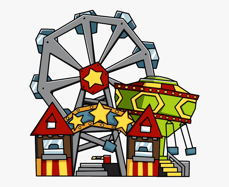 Amusement Park Transparent Background.