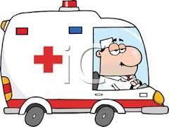 Image result for ambulance driver cartoon.