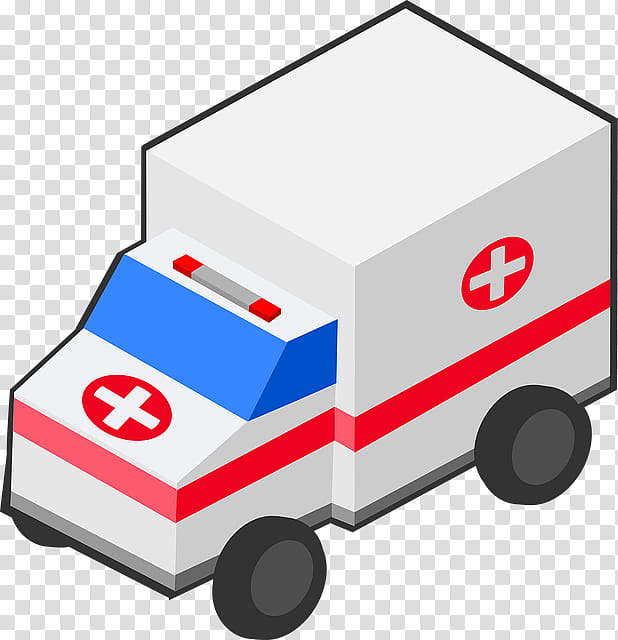 Police, Ambulance, Isometric Projection, Car, Emergency.