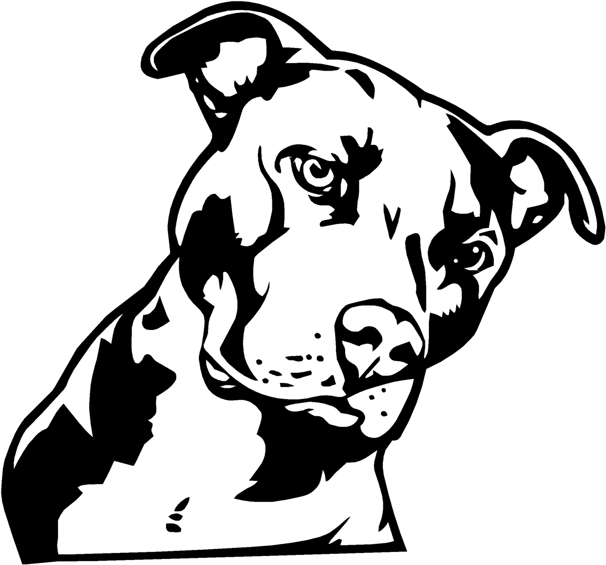 Free Pitbull Silhouette Vector, Download Free Clip Art, Free.