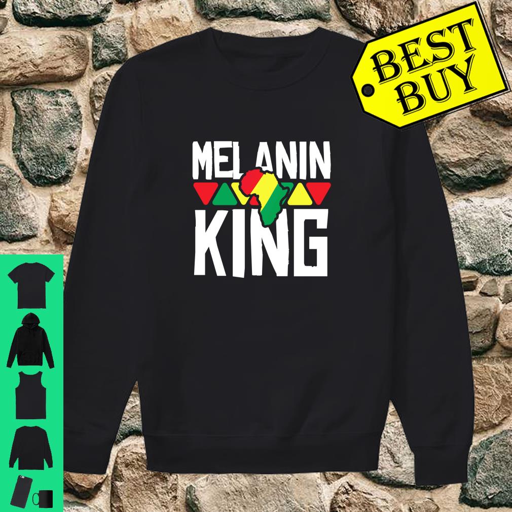 Melanin King African American Pride Black History Month Shirt.