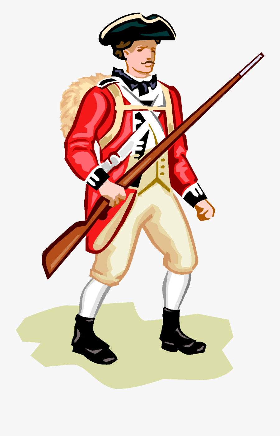 American Revolution Clipart Red Coat.