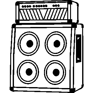 Guitar amp clip art.