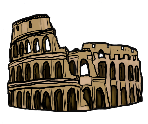 Free Colosseum Clip Art.