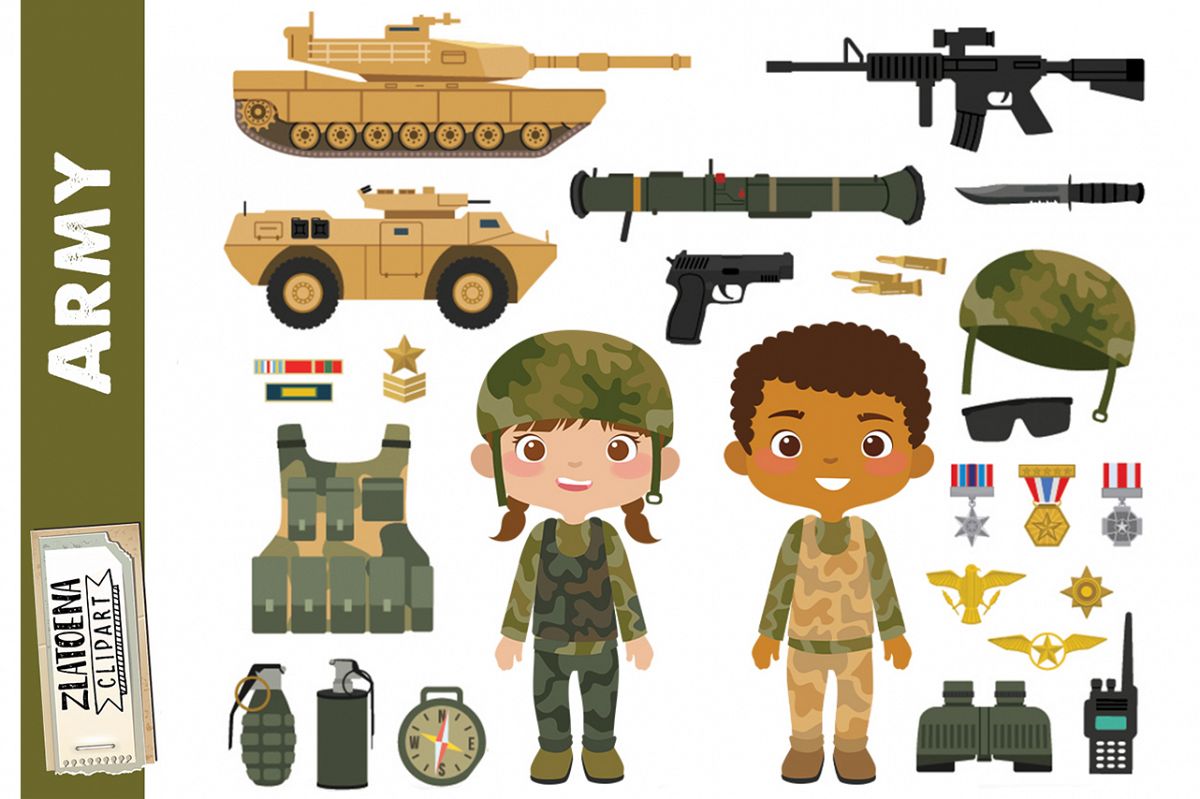 Army Clipart Military vector graphics Patriot Digital.