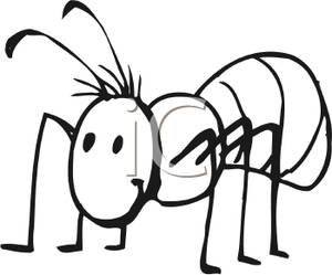 Ants clipart black and white » Clipart Station.