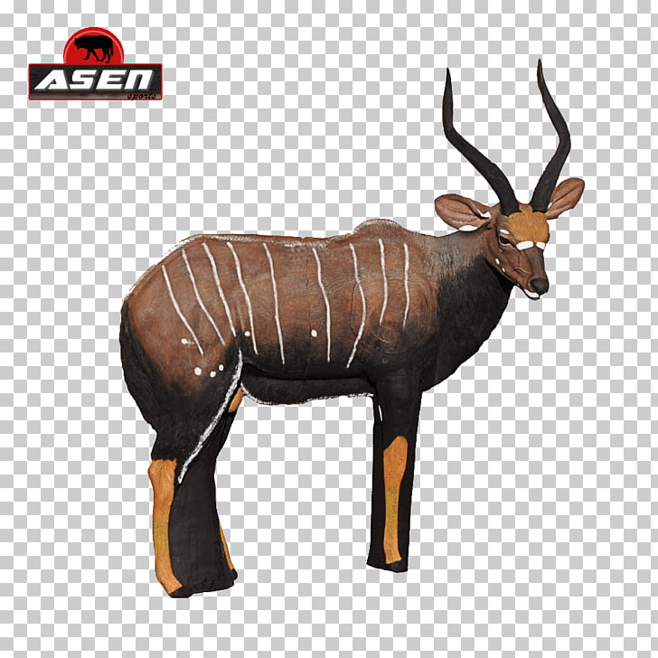 Antelope Horn Archery Nyala Animal, Funny Archery Shirts PNG.