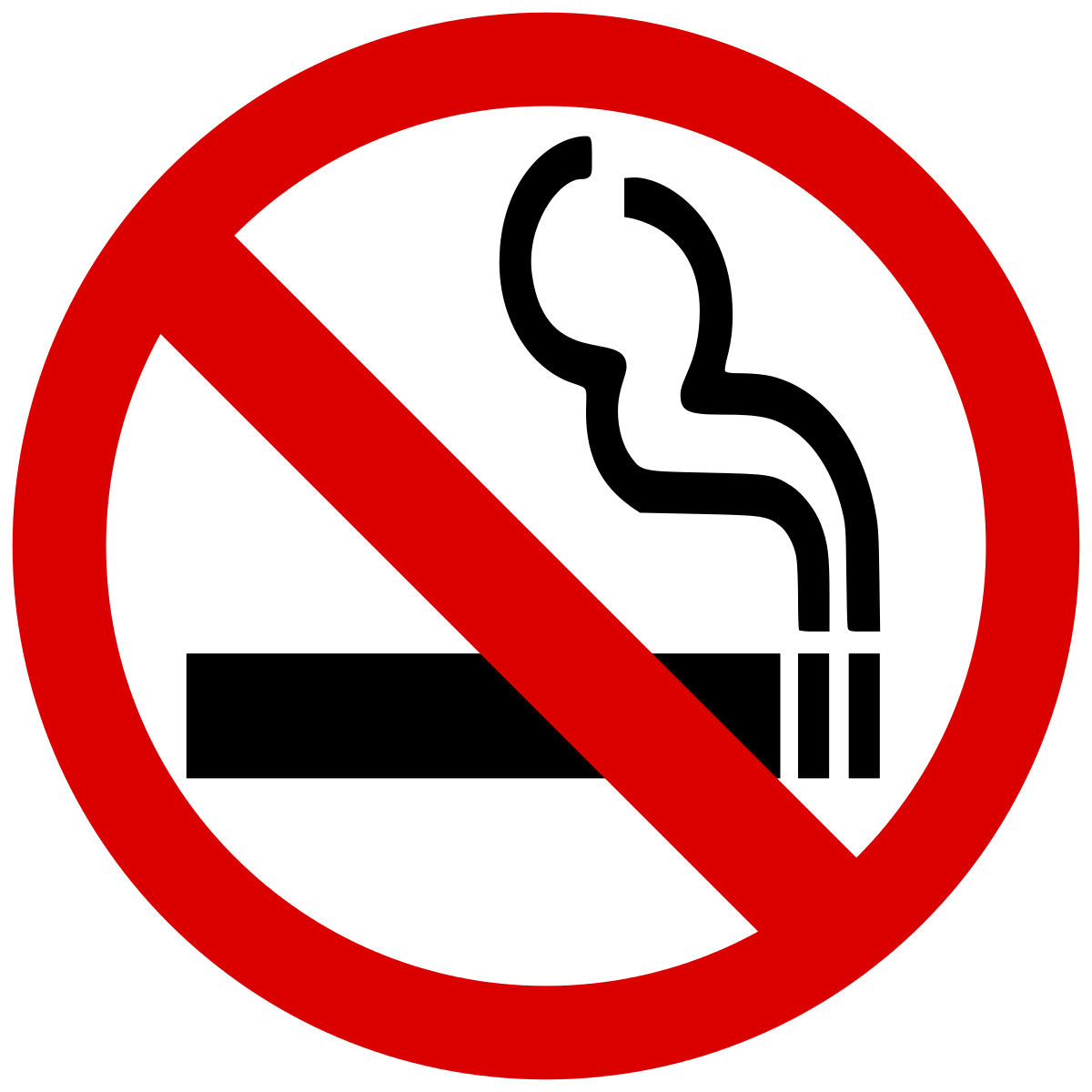 No Smoking PNG Warning Images, No Cigarette Smoking Clipart.