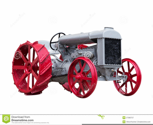 Free Antique Tractor Clipart.