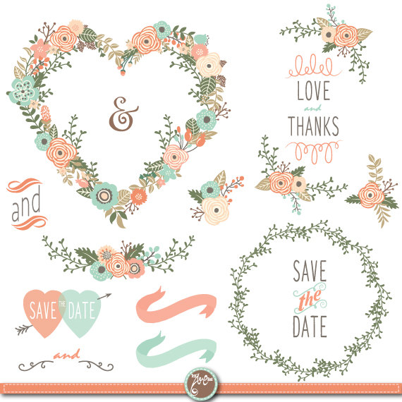 Vintage wedding clipart 7 » Clipart Station.