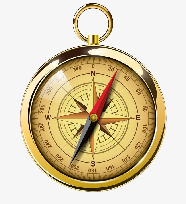 Compass, Golden Compass, High Grade PNG Transparent Clipart.